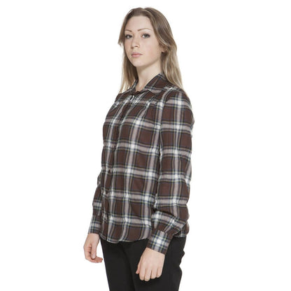 Marrone Cotton Woman Shirt