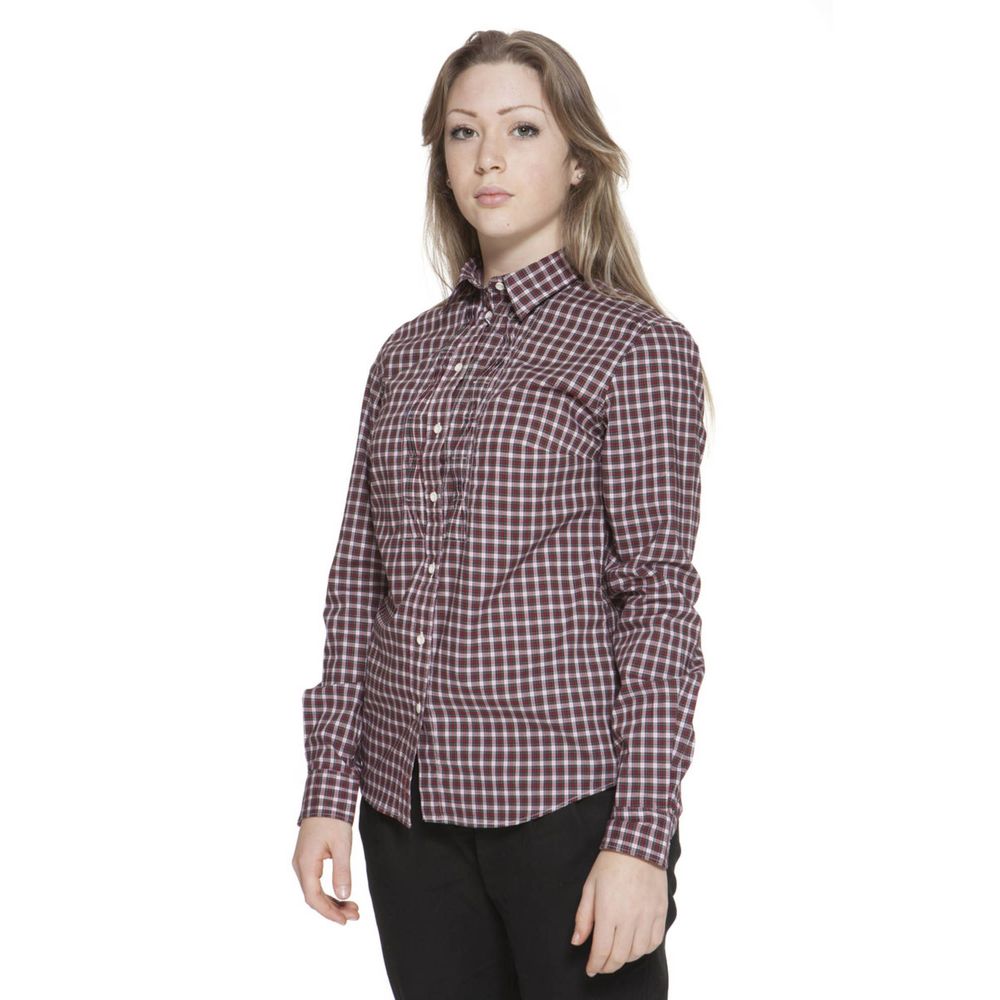 Rosso Cotton Women Shirt
