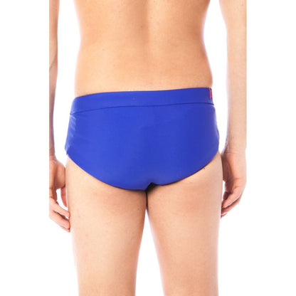 Blu Poliammide Men Swim Brief