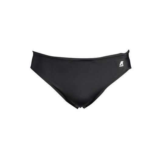 Black Elastane Swimwear