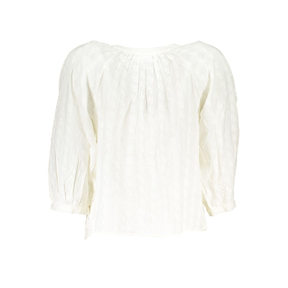 Bianco Cotton Women Shirt