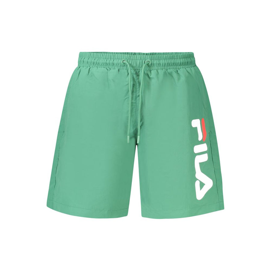 Verde Poliammide Men Swim Boxer