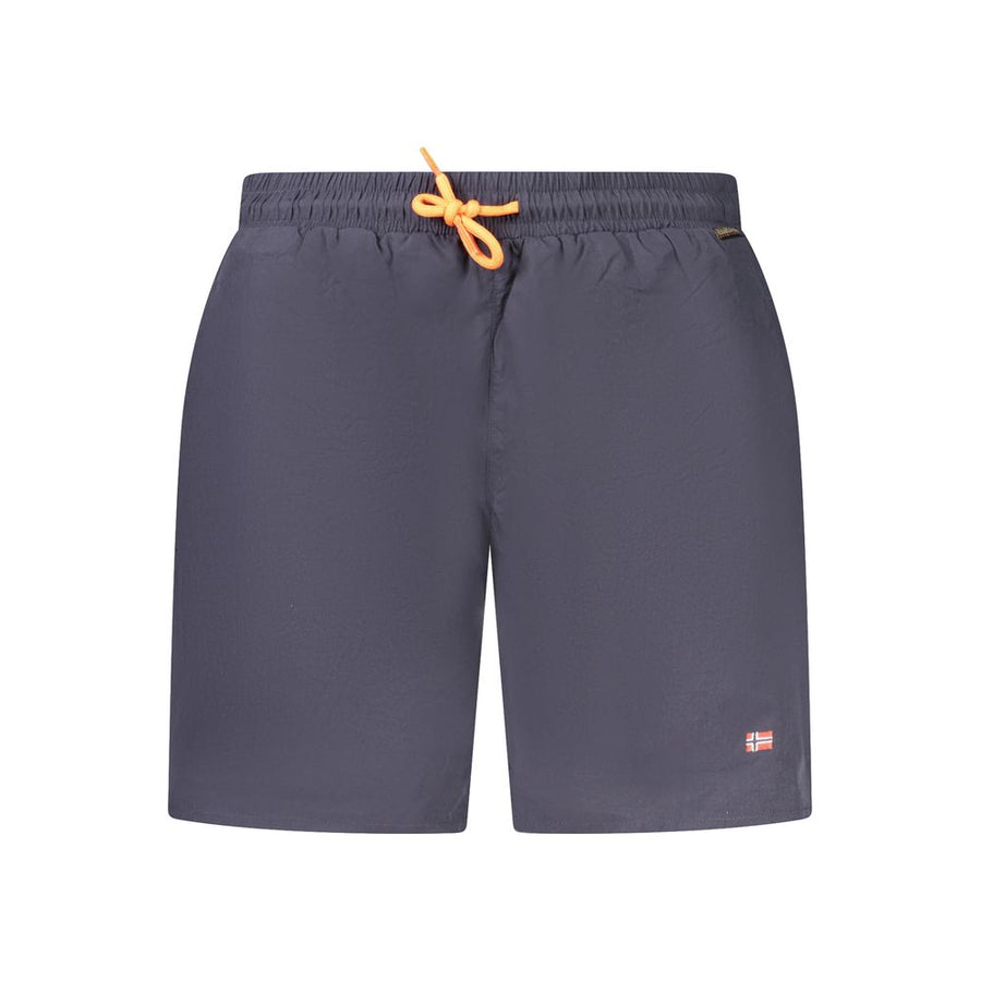 Blu Poliammide Men's Swim Boxer