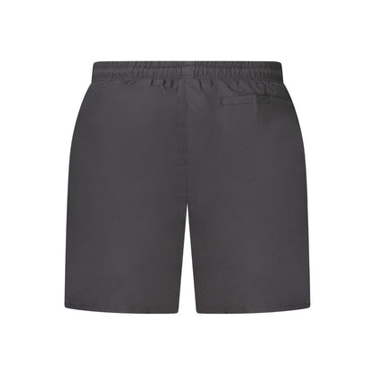 Black Polyamide Men's Swim Boxer