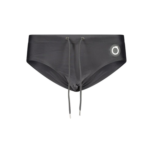 Black Poliammide Men's Swim Briefs