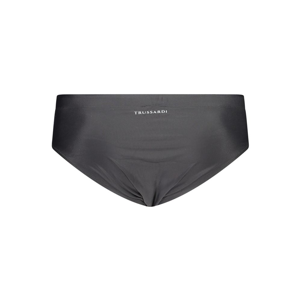 Black Poliammide Men's Swim Briefs