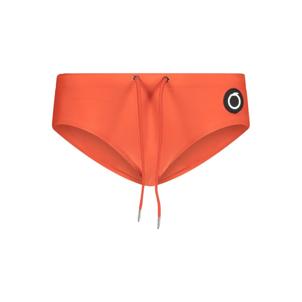 Red Poliammide Men's Swim Briefs
