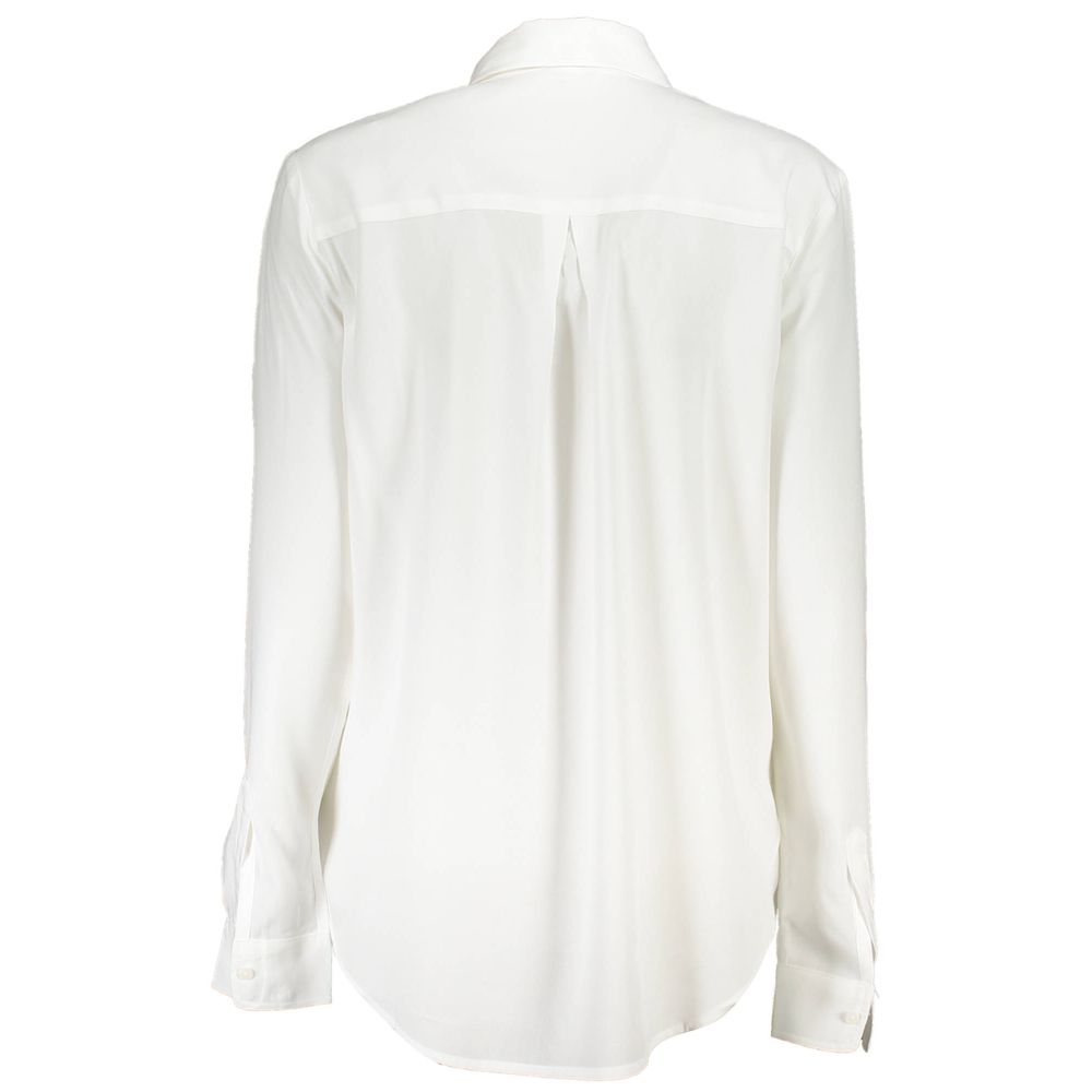 Bianco Viscosa Women Shirt