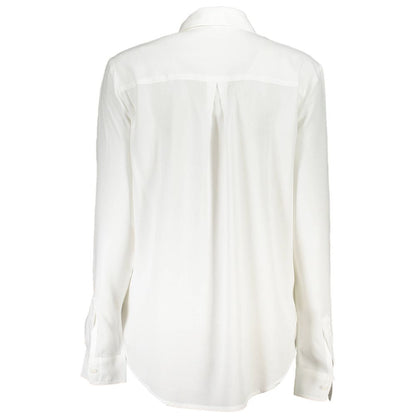 Bianco Viscosa Women Shirt