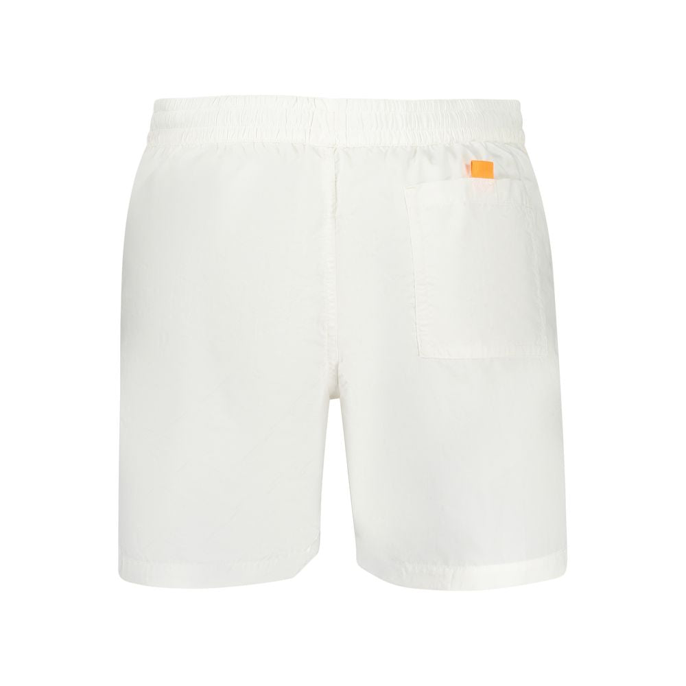 Bianco Poliammide Men's Swim Boxer