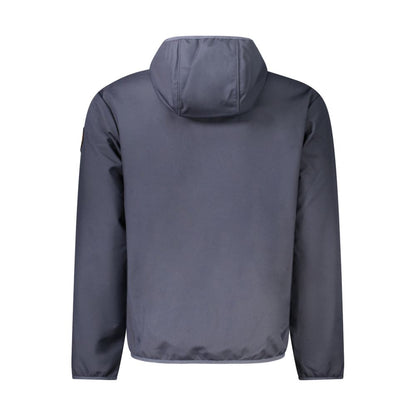 Blu Polyester Men's Jacket