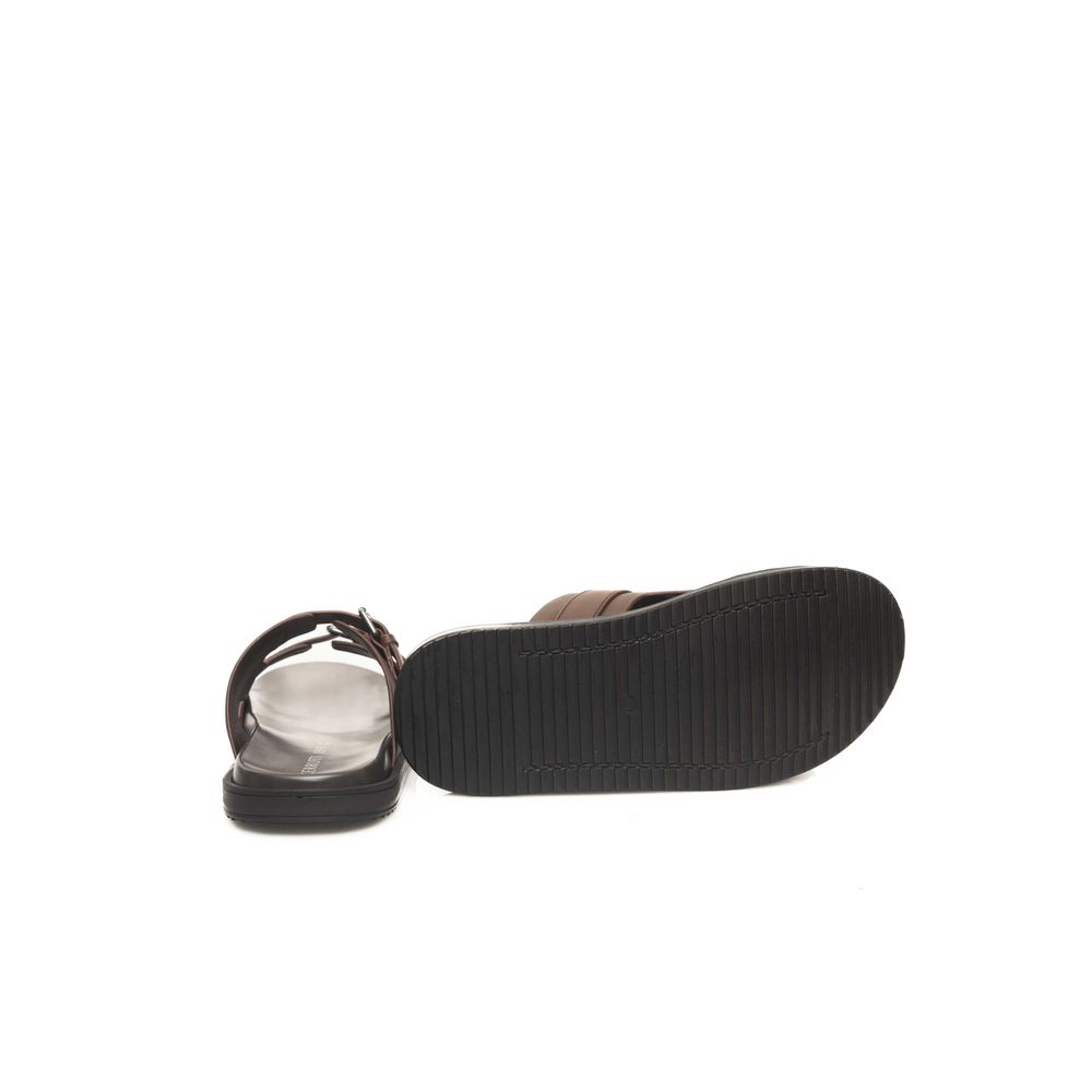 Brown Cowhide Men Sandal