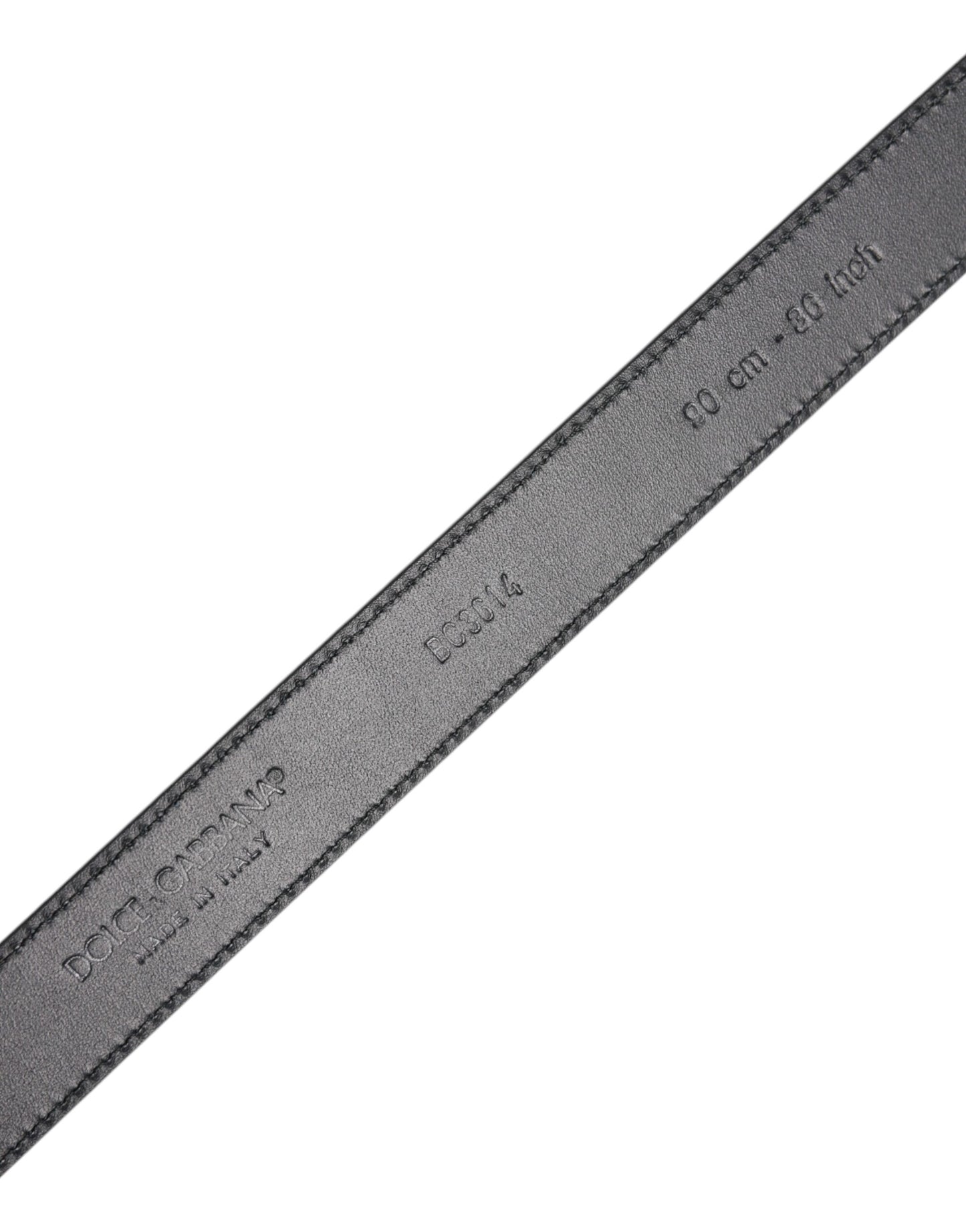 Black Textured Leather Silver Metal Buckle Men Belt