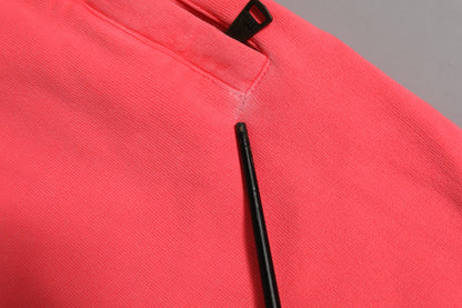 Neon Red Cotton Jogger Men Sweatpants Pants