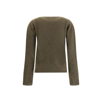 Green Raccoon Fur Sweatshirt