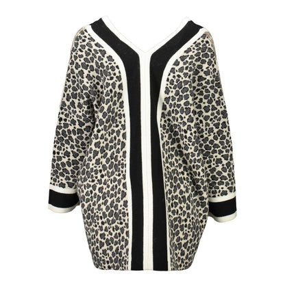 Beige Acrylic Women's Sweater