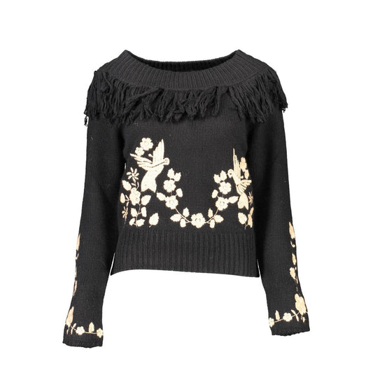 Black Polyamide Women's Sweater