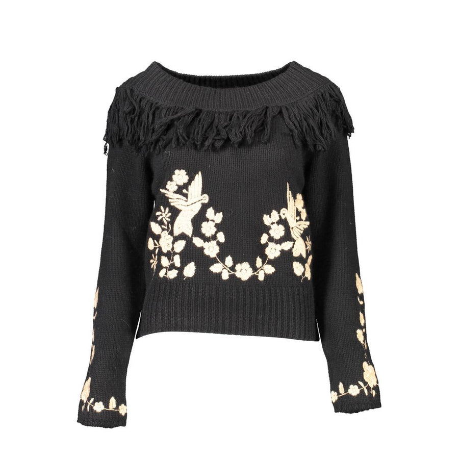 Black Polyamide Women's Sweater