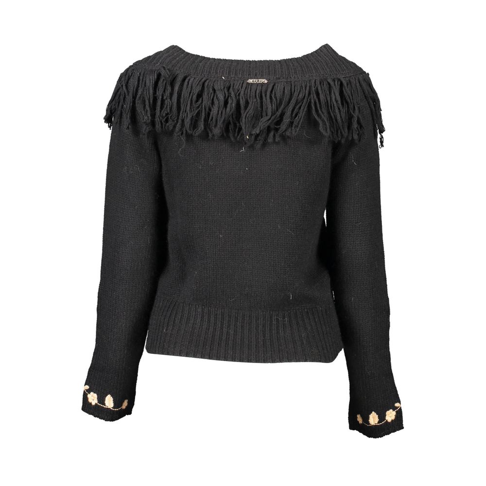 Black Polyamide Women's Sweater