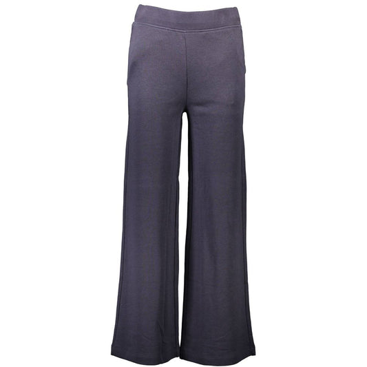 Blue Cotton Women Trackpant
