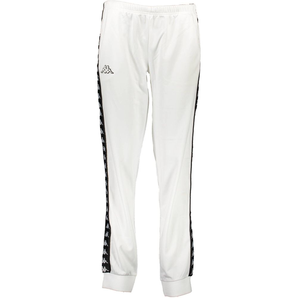 White Polyester Women's Track Pant