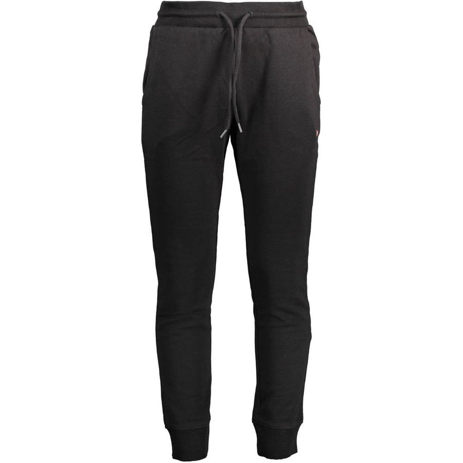 Black Cotton Men's Track Pant