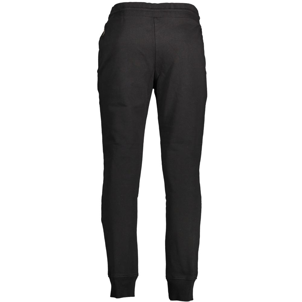 Black Cotton Men's Track Pant