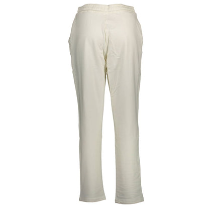 White Cotton Women's Trouser