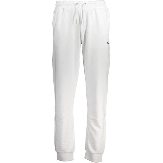 White Cotton Men's Sweatpant