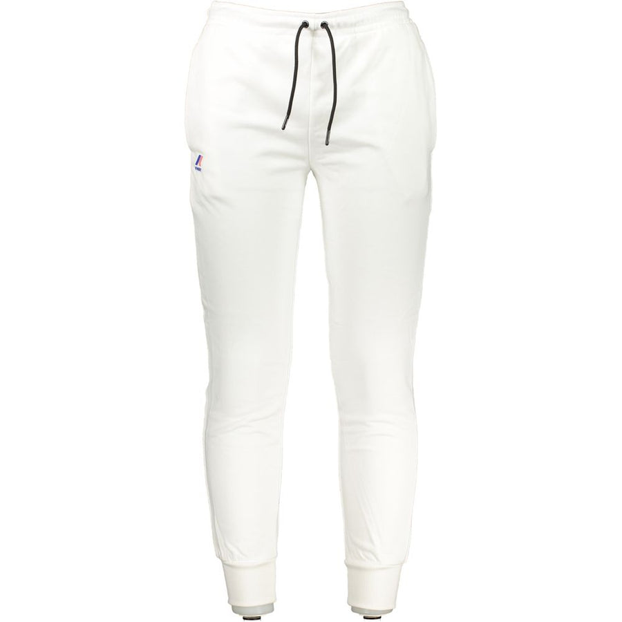 White Cotton Men's Sweatpants