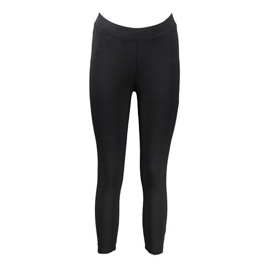 Black Polyester Women's Legging