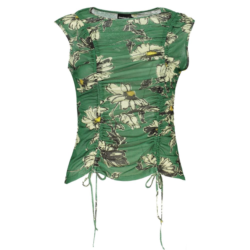 Verde Polyester Woman Tank Top