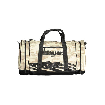 Beige Polyester Handbag