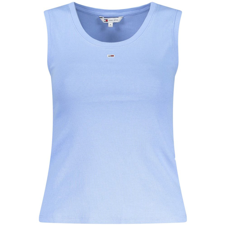 Azzurro Cotton Women Canotta