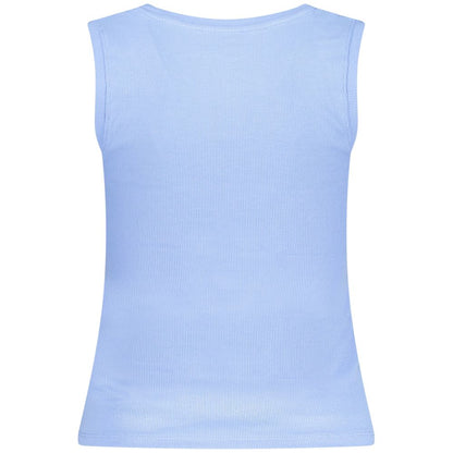 Azzurro Cotton Women Canotta