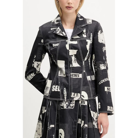 Black Cotton Women's Jacket