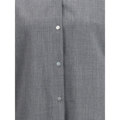 Gray Wool Oves Aries Shirt