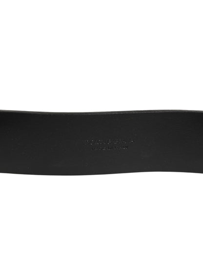 Brown Classic Gold Metal Logo Buckle Men  Belt