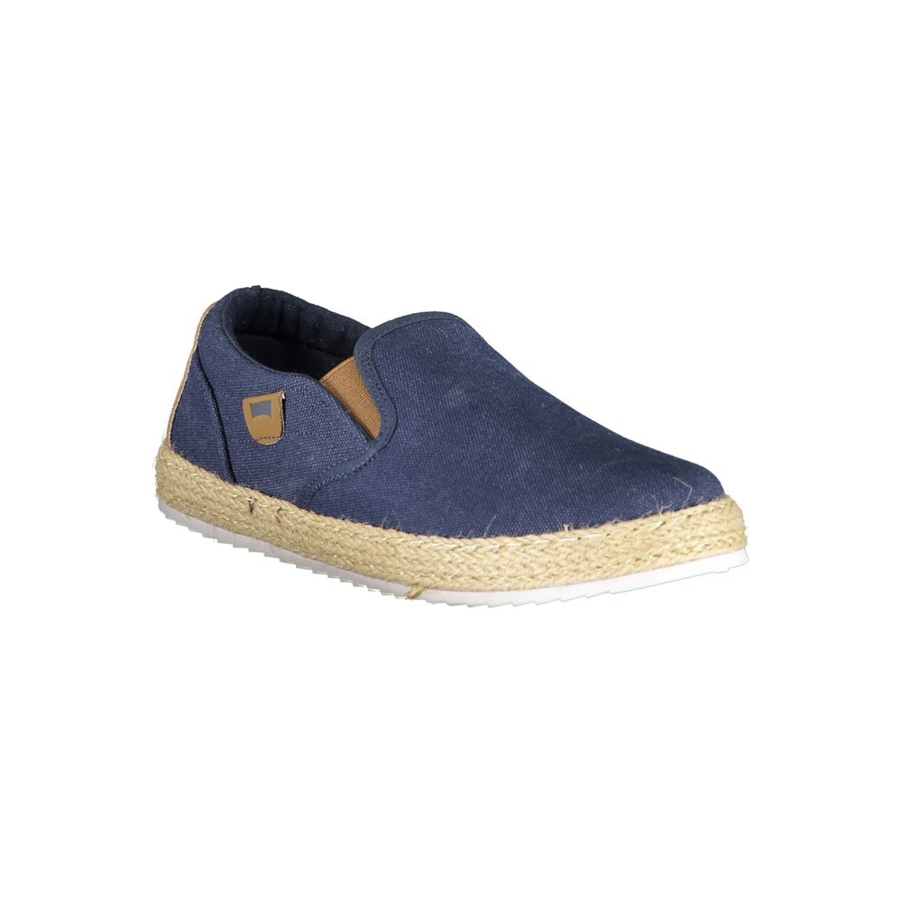 Blu Polyester Men Sneaker
