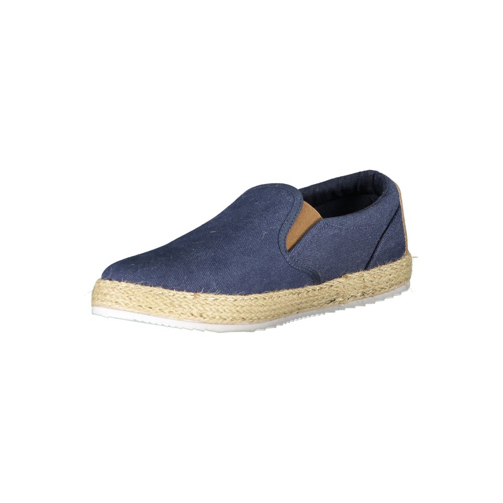 Blu Polyester Men Sneaker