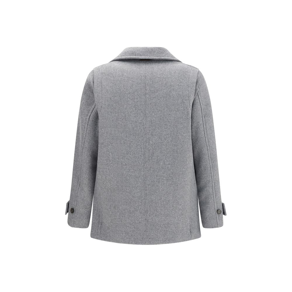 Gray Wool Coat