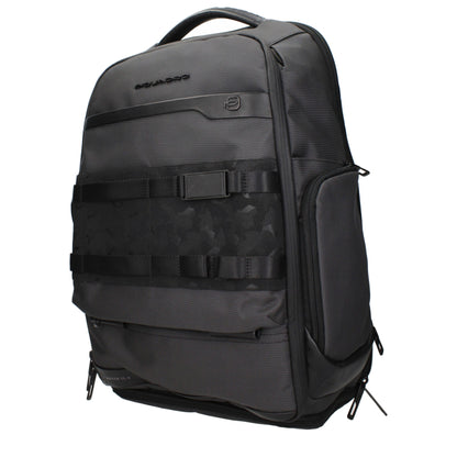 Gray Fabric Backpack