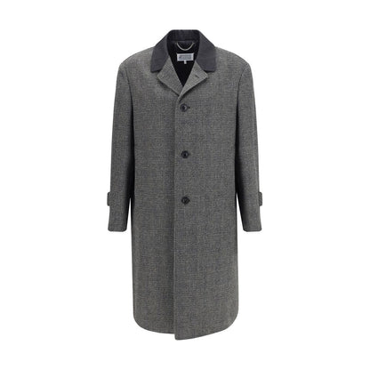 Gray Fleece Wool Coat