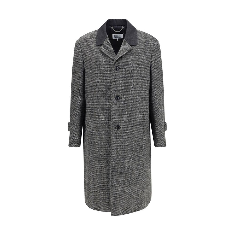 Gray Fleece Wool Coat