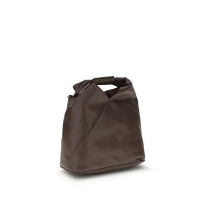 Brown Polyethylene Shoulder Bag