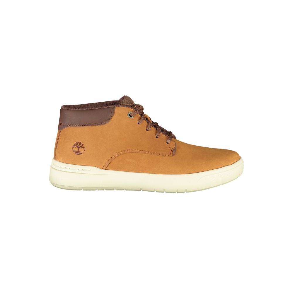 Brown Polyester Sneaker