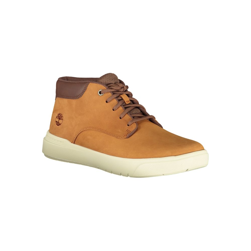 Brown Polyester Sneaker