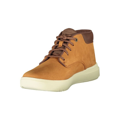 Brown Polyester Sneaker