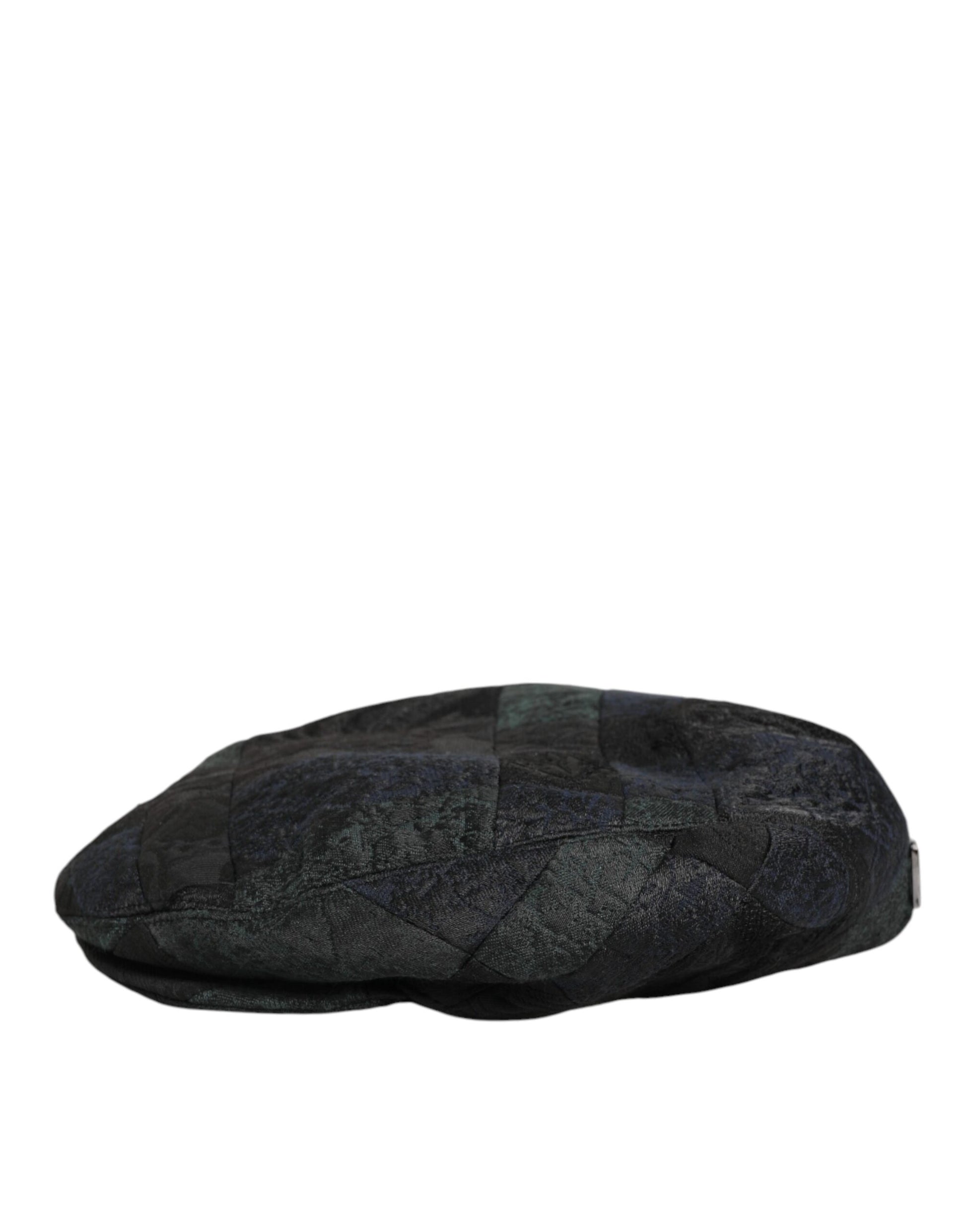 Black Polyester Newsboy Men Cloth Capello Hat