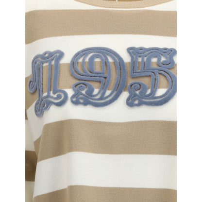 Beige Fleece Wool Sweatshirt